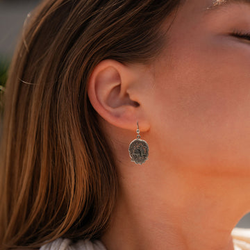 Get the look of extraordinary ~ Tree of Life Sterling Silver Earrings by Courtney Davis TER1367